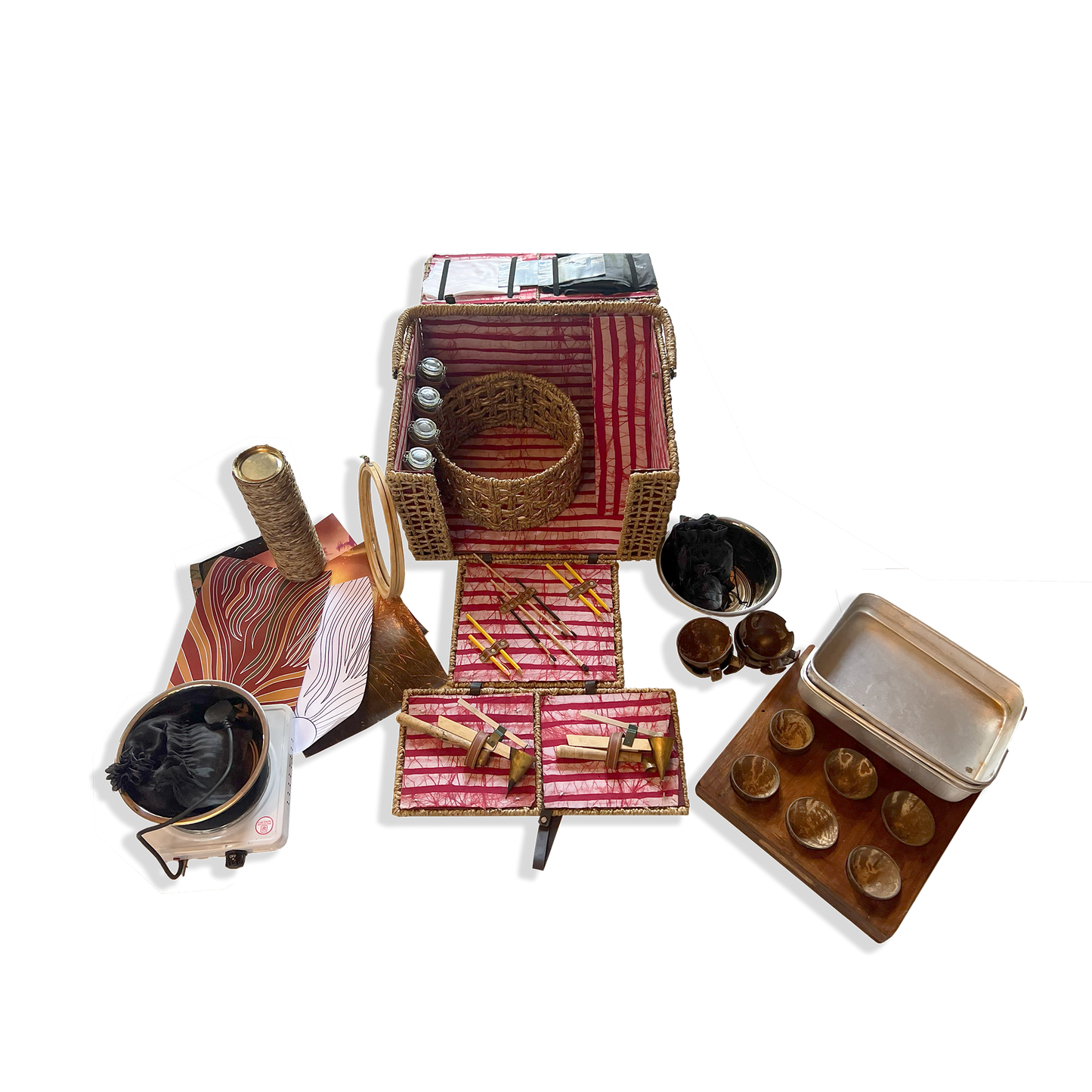 Group 'Artful Batik Retreats; Self Guided Experiential Batik Kit